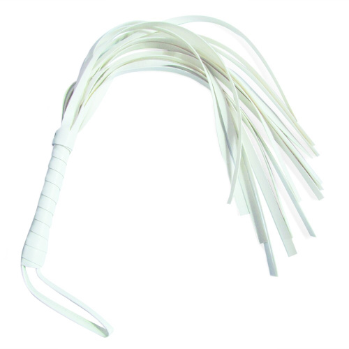 Компактная белая плеть 45 см фото 3