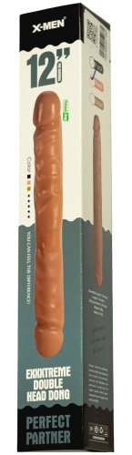 Двухголовый фаллоимитатор X-Men Exxxtreme Double Head Dong 43 см фото 3