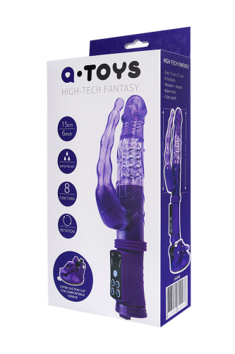 Вибратор с ротацией на присоске A-toys фото 7