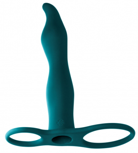 Вибронасадка для двойного проникновения Pure Passion Flirtini зеленая фото 2