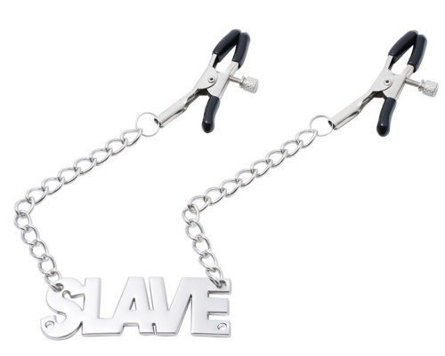 Зажимы для сосков с цепью Slave фото 2