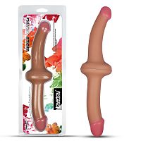 Двусторонний фаллоимитатор телесный