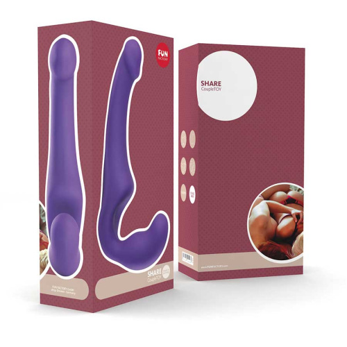 Безремневой страпон Fun Factory Share фиолетовый фото 8