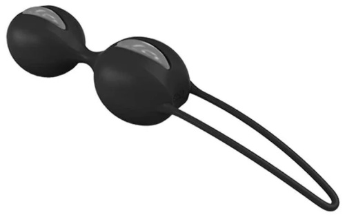 Шарики вагинальные Fun Factory SmartBalls Duo черно-серый фото 4