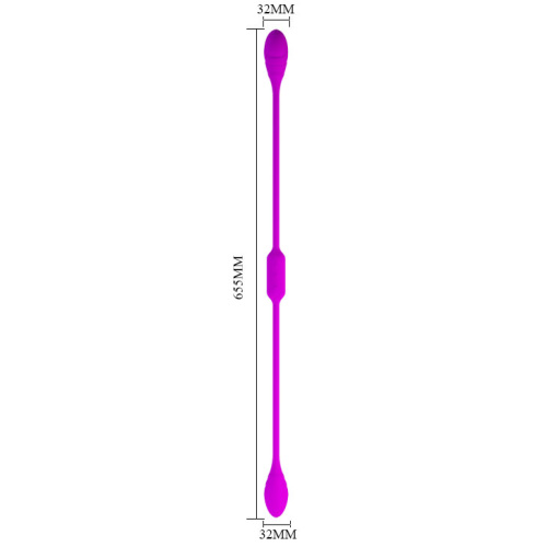 Двойной вибростимулятор Pretty Love Lovers Whip фото 7