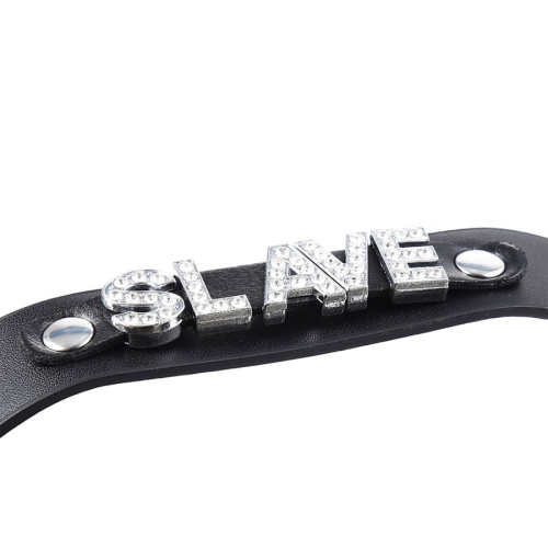 Стильный черный чокер Slave фото 3