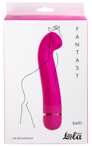 Перезаряжаемый вибратор для точки G Fantasy Raffi Pink фото 4