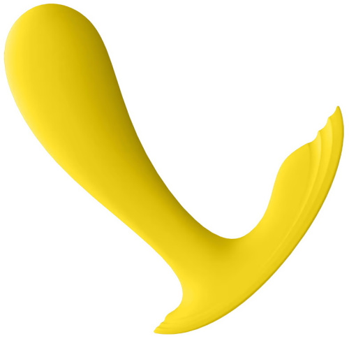 Вагинальный смарт-стимулятор для ношения Satisfyer Top Secret желтый фото 3