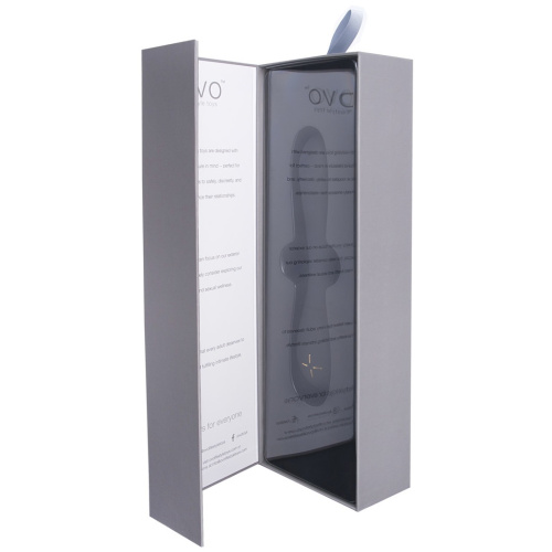 Перезаряжаемый вибратор Ovo E4 черный фото 3