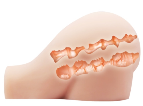 Шикарный мастурбатор Crazy Bull вагина и попка с двойным виброэлементом фото 6