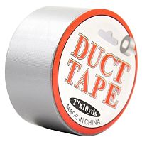 Бондажный скотч Duct Tape серый 15 м