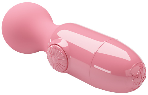 Компактный розовый вибромассажер Pretty Love Mini Stick фото 6
