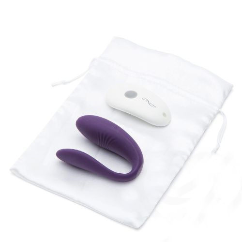 DEMO We-Vibe Unite Вибромассажер фиолетовый для пар с дистанционным пультом фото 4
