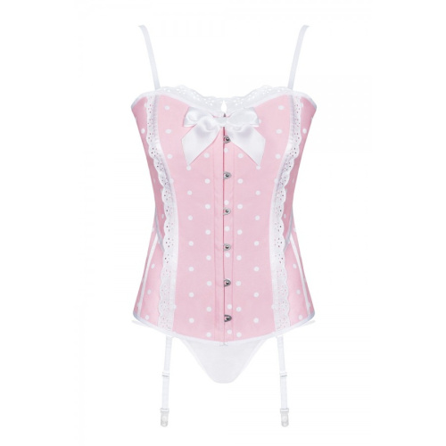 Розовый корсет и трусики Dottie L/XL фото 3