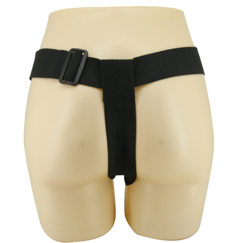 Страпон черного цвета на ремнях из силикона 15 см фото 4