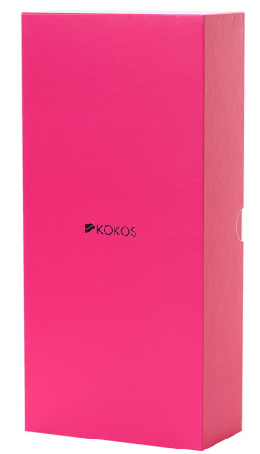 Розовый вибратор с клиторальным стимулятором Kokos Smon фото 9