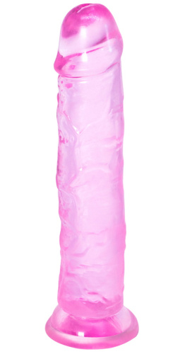 Прозрачный фаллоимитатор Intergalactic Distortion Pink 18 см фото 4