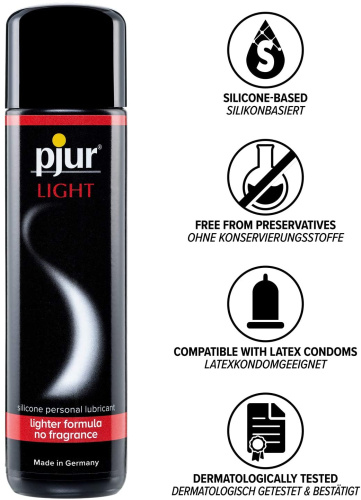 Силиконовый лубрикант Pjur Light 100 мл фото 2
