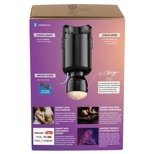 Интерактивный мастурбатор Kiiroo Keon + Feel Britney Combo фото 13
