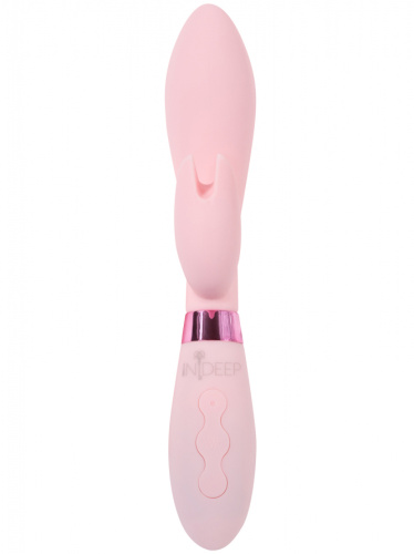 Перезаряжаемый вибратор Ideep Pro Malena розовый фото 2