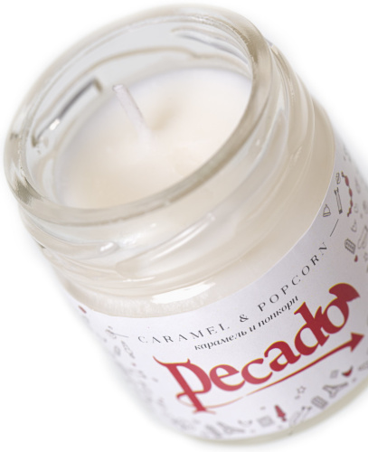 Массажная свеча Карамель и Попкорн Pecado BDSM 35 мл фото 3