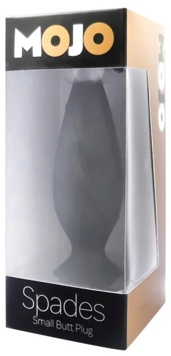Черная анальная пробка Mojo Small Butt Plug фото 3