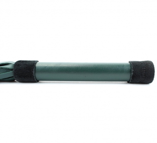 Плеть из натуральной кожи изумрудного цвета Lady's Arsenal фото 3