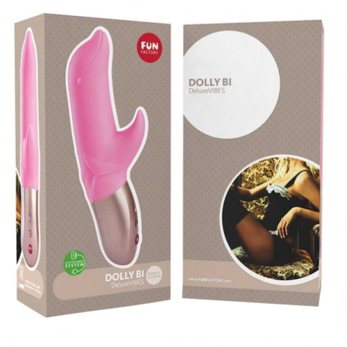 Вибратор Fun Factory Dolly Bi розовый фото 7