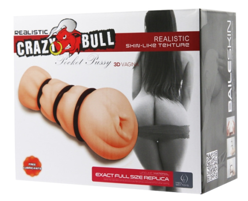 Мастурбатор-вагина с утягивающими кольцами Pocket Pussy фото 7