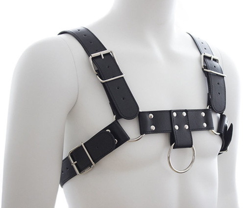 Мужская сбруя черного цвета фото 2