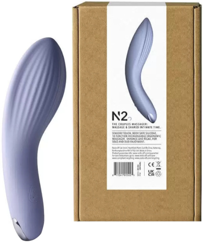 Вибромассажер для пар Rocks Off Niya 2 фиолетовый