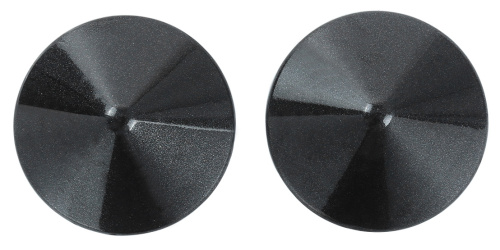 Черные металлические круглые пэстисы