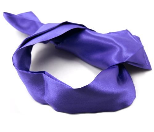 Фиолетовая сатиновая лента для связывания фото 3