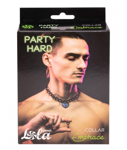 Ошейник Party Hard Embrace Black фото 7