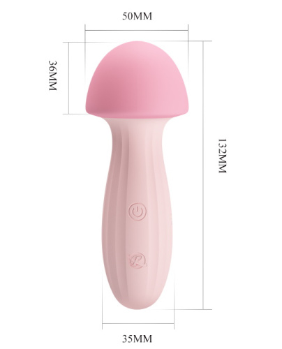 Перезаряжаемый вибромассажер Pretty Love Mushroom фото 7