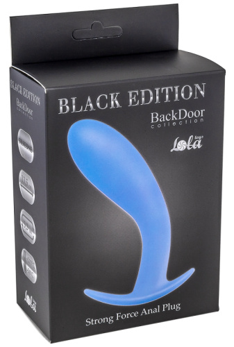 Массажер простаты Strong Force Anal Plug Blue фото 4