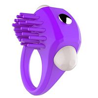 Эрекционное кольцо пурпурное с вибрацией