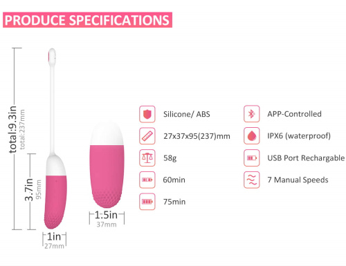 Смарт-виброяйцо Magic Motion Magic Vini фото 6