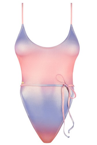 Мерцающий боди-купальник с нежным градиентом Rionella L фото 5