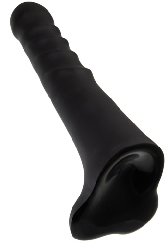 Черный фаллоимитатор-супергигант Predator Lovetoy 37 см фото 6