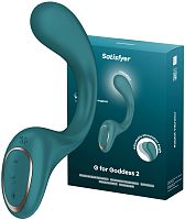 Вибратор для стимуляции зоны G Satisfyer G for Goddess 2 зеленый