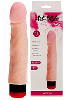 Реалистичный вибратор с ярко выраженной головкой Art Style