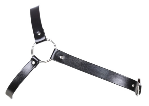 БДСМ сбруя через одно плечо фото 4