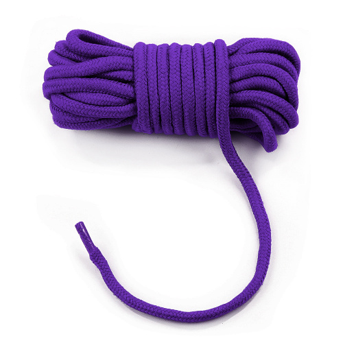 Веревка для бондажа фиолетовая Fetish Bondage Rope 10 м фото 3