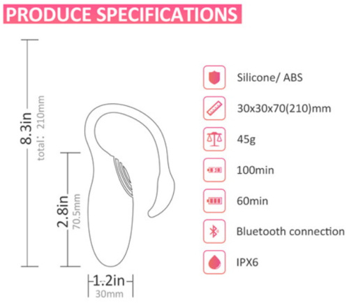 Смарт-вибратор Magic Motion Flamingo Деформированная упаковка фото 7