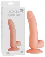 Фаллоимитатор с мошонкой Seducer Spirited Dick Flesh
