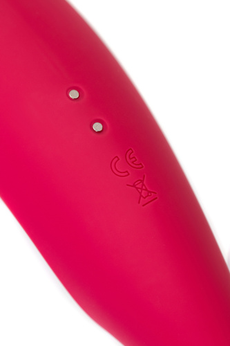 Вакуумный стимулятор с вибростимулирующим отростком Satisfyer Twirling Pro красный фото 10