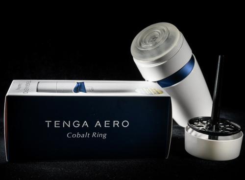 Мастурбатор с имитацией орального секса Tenga Aero Cobalt Ring фото 13