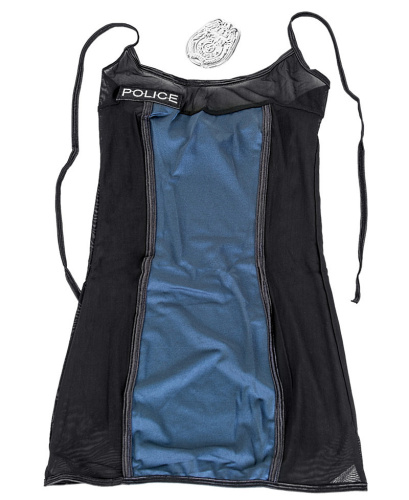 Надувная кукла-полицейский Cop Samantha с вибрацией и тремя рабочими отверстиями фото 8