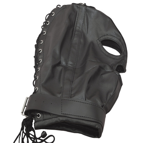 Бондажный шлем с кольцами фото 2